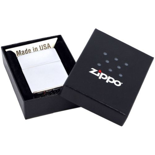 Зажигалка Zippo Classic High Polish, серебристая фото 3