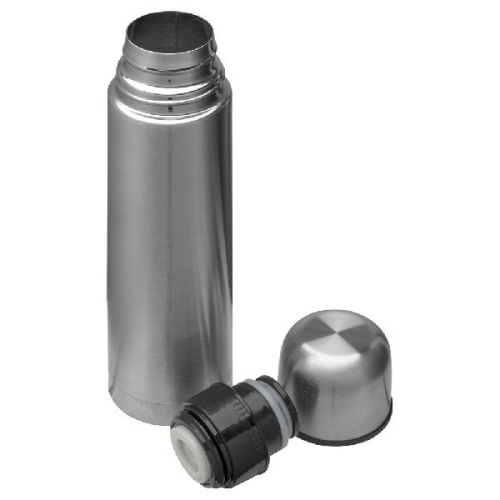 Термос Plain 750, серебристый фото 2