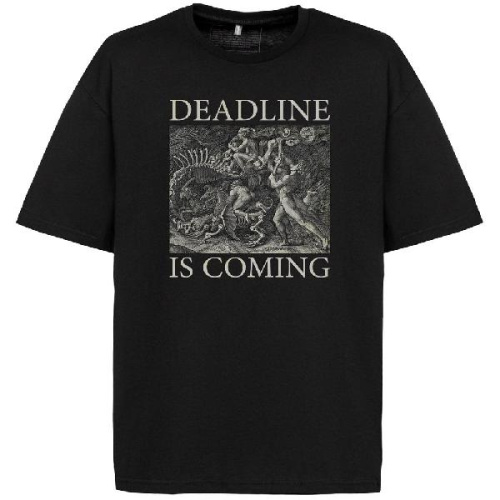 Футболка оверсайз Deadline, черная фото 3 Футболка оверсайз Deadline, черная фото 3